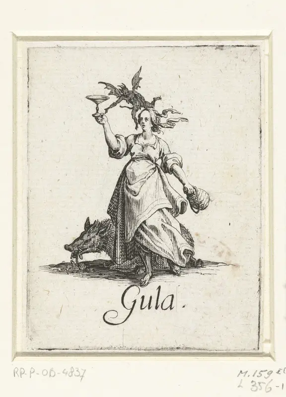 Vraatzucht Wall Art by Jacques Callot - High-Resolution Digital Print