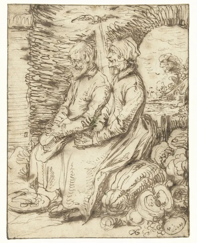 Vreedsamich Paer Wall Art by Jacques de Gheyn (II) - High-Resolution Digital Print