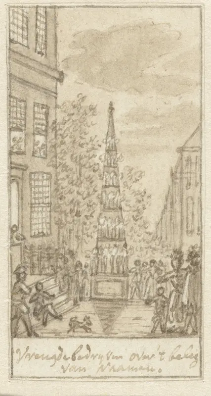 Vreugde over het innemen van Namen, 28 september 1695 Wall Art by Simon Fokke - High-Resolution Digital Print