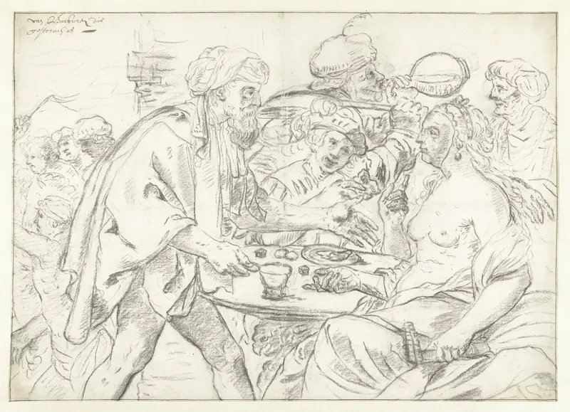 Vrolijk gezelschap Wall Art by Unknown - High-Resolution Digital Print