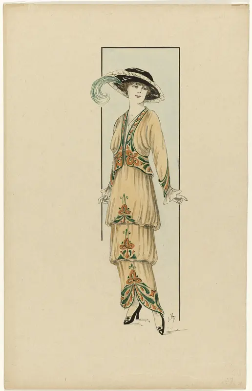 Vrouw in bruine jurk, 1913-1914 Wall Art by Unknown - High-Resolution Digital Print