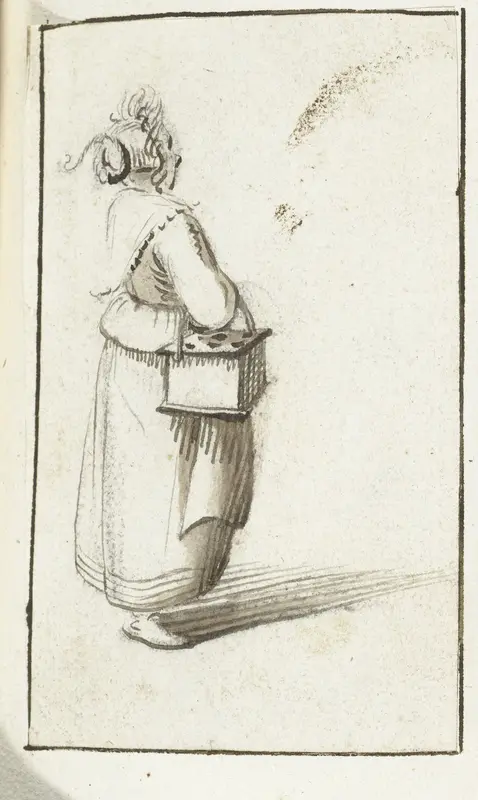 Vrouw met een stoof Wall Art by Harmen ter Borch - High-Resolution Digital Print