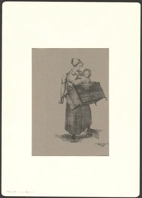 Vrouw met kind Wall Art by Unknown - High-Resolution Digital Print