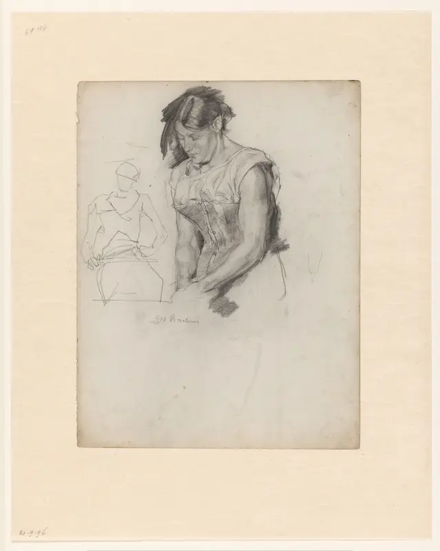 Vrouw, zich aankledend Wall Art by George Hendrik Breitner - High-Resolution Digital Print