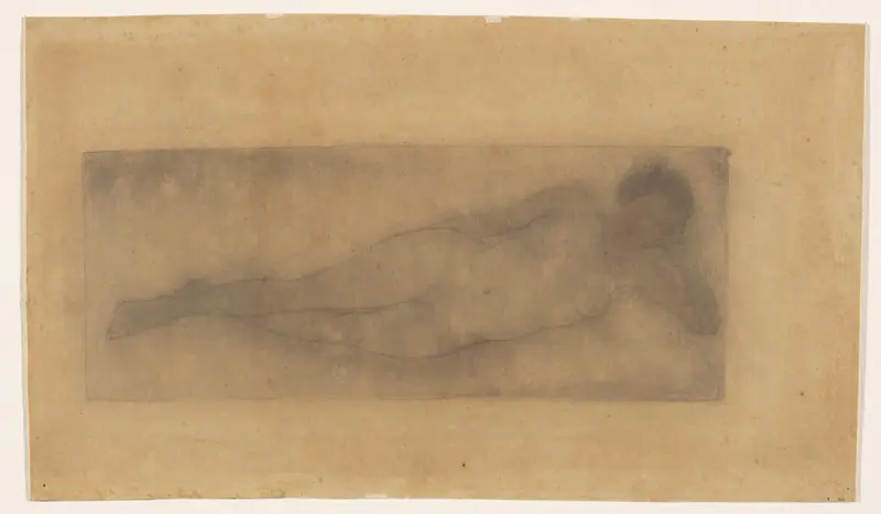 Vrouwelijk liggend naakt Wall Art by Jan Mankes - High-Resolution Digital Print