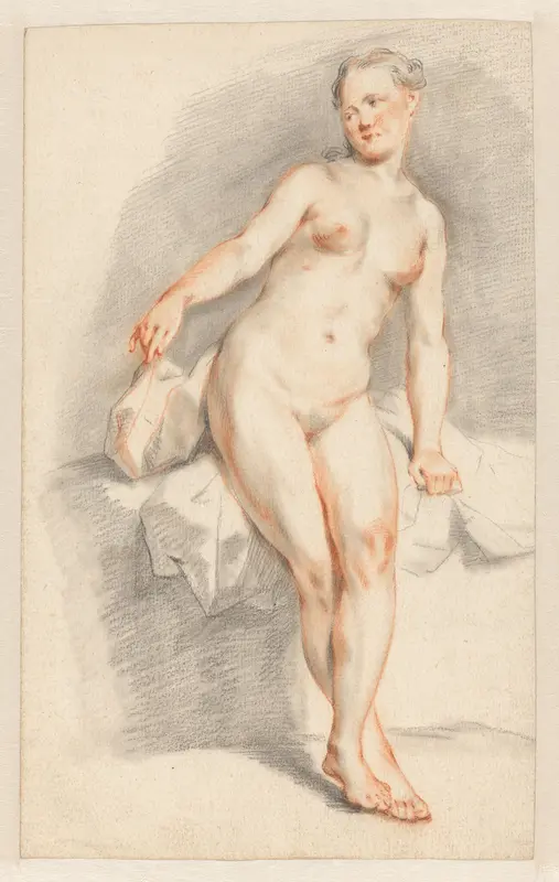 Vrouwelijk naaktmodel Wall Art by Aert Schouman - High-Resolution Digital Print
