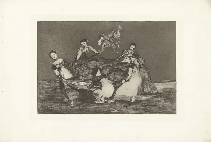 Vrouwelijke dwaasheid Wall Art by Francisco de Goya - High-Resolution Digital Print