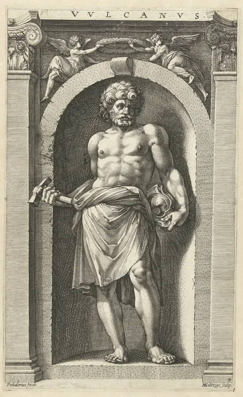Vulcanus Wall Art by Hendrick Goltzius - High-Resolution Digital Print