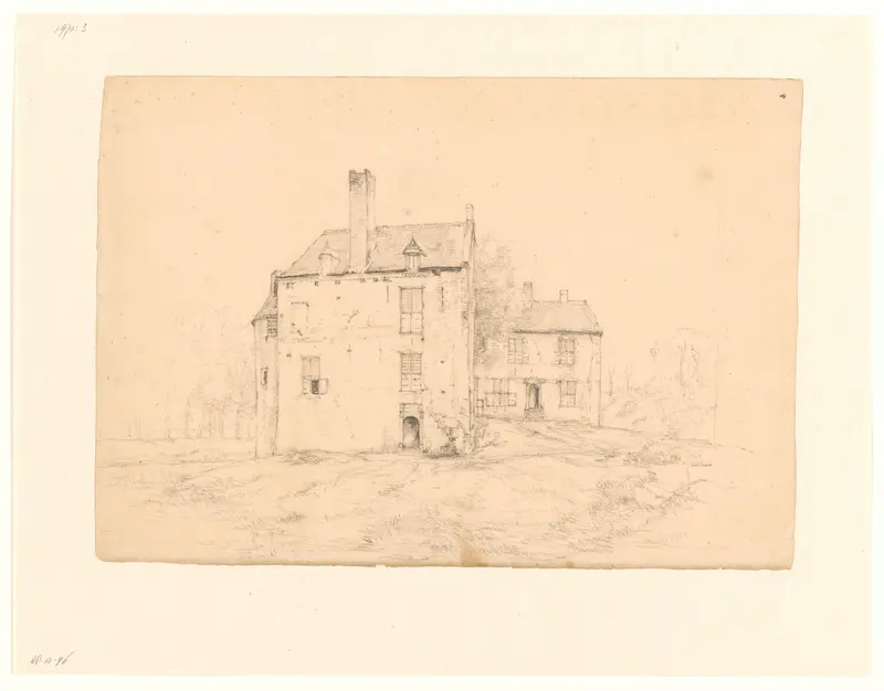 Waardenburg Castle Wall Art by Albertus Brondgeest - High-Resolution Digital Print