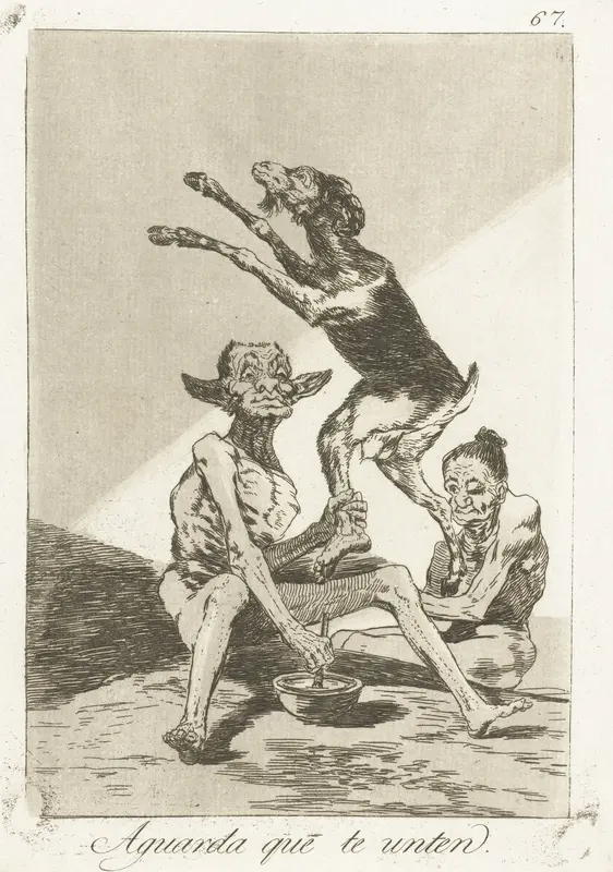 Wacht tot je gezalfd bent Wall Art by Francisco de Goya - High-Resolution Digital Print
