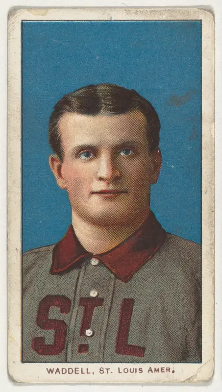 Waddell, St. Louis, American League, from the White Border series (T206) for the American Tobacco Company Wall Art by American Tobacco Company - High-Resolution Digital Print