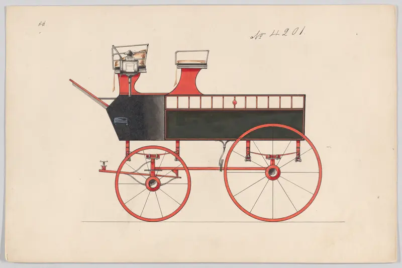 Wagonette  Break #4201 Wall Art by Brewster & Co. - High-Resolution Digital Print