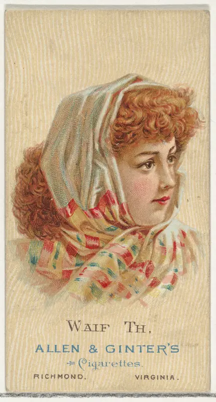 Waif Th, from World's Beauties, Series 2 (N27) for Allen & Ginter Cigarettes Wall Art by Allen & Ginter - High-Resolution Digital Print