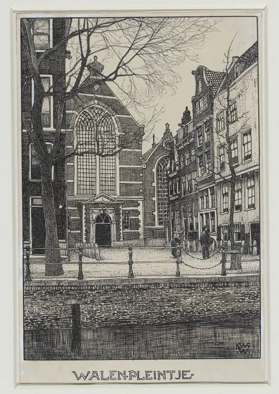 Walen Pleintje te Amsterdam Wall Art by Willem Wenckebach - High-Resolution Digital Print