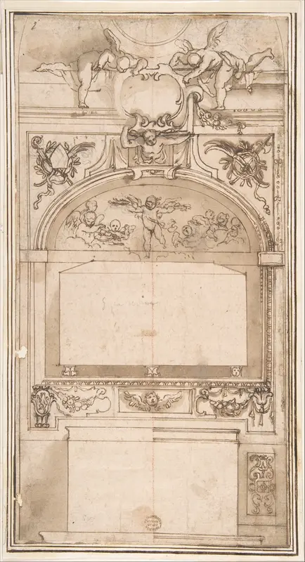 Wall Monument Wall Art by Anonymous, Italian, 16th century - High-Resolution Digital Print