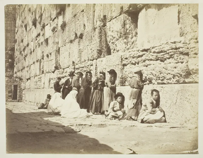 Wall of Solomon's Temple, Jews' Wailing Place Wall Art by Unknown - High-Resolution Digital Print
