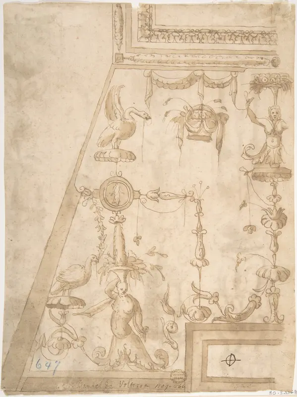 Wall or Cove Decoration Wall Art by Anonymous, Italian, 16th century - High-Resolution Digital Print