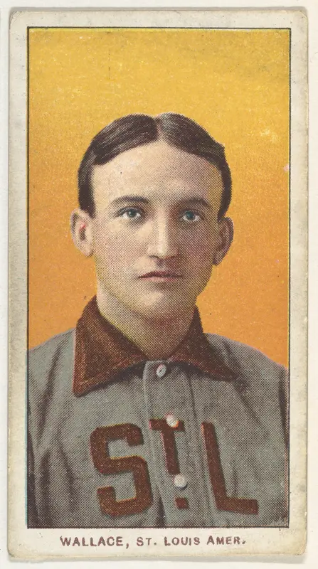 Wallace, St. Louis, American League, from the White Border series (T206) for the American Tobacco Company Wall Art by American Tobacco Company - High-Resolution Digital Print