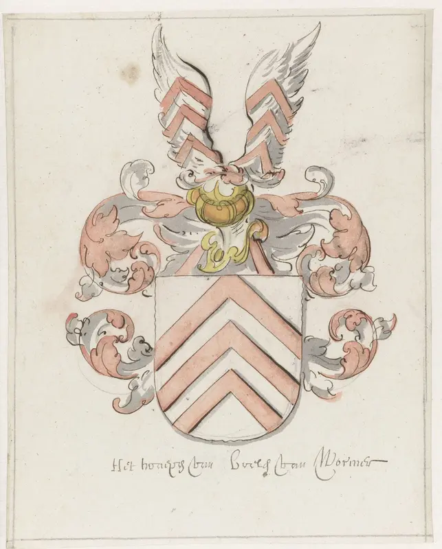 Wapenschild van de familie Boele van Wormer Wall Art by Pieter Jansz - High-Resolution Digital Print
