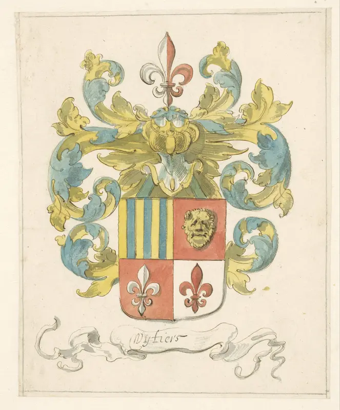 Wapenschild van de familie Wuytiers Wall Art by Pieter Jansz - High-Resolution Digital Print
