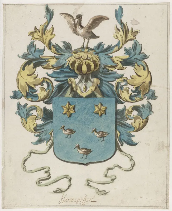 Wapenschild van Jacob van Harencarspel Wall Art by Pieter Jansz - High-Resolution Digital Print