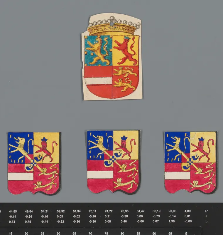 Wapenschild van Willem Lodewijk van Nassau-Dillenburg Wall Art by anonymous - High-Resolution Digital Print