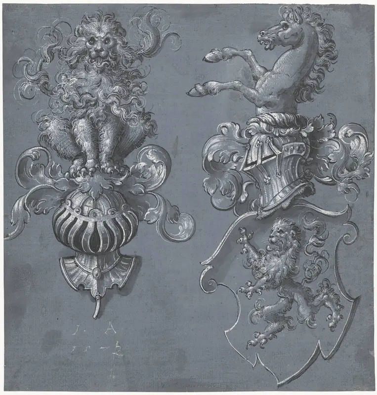 Wapenschilden Wall Art by Jost Amman - High-Resolution Digital Print