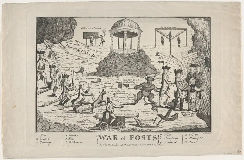 War of Posts Wall Art by Thomas Colley - High-Resolution Digital Print