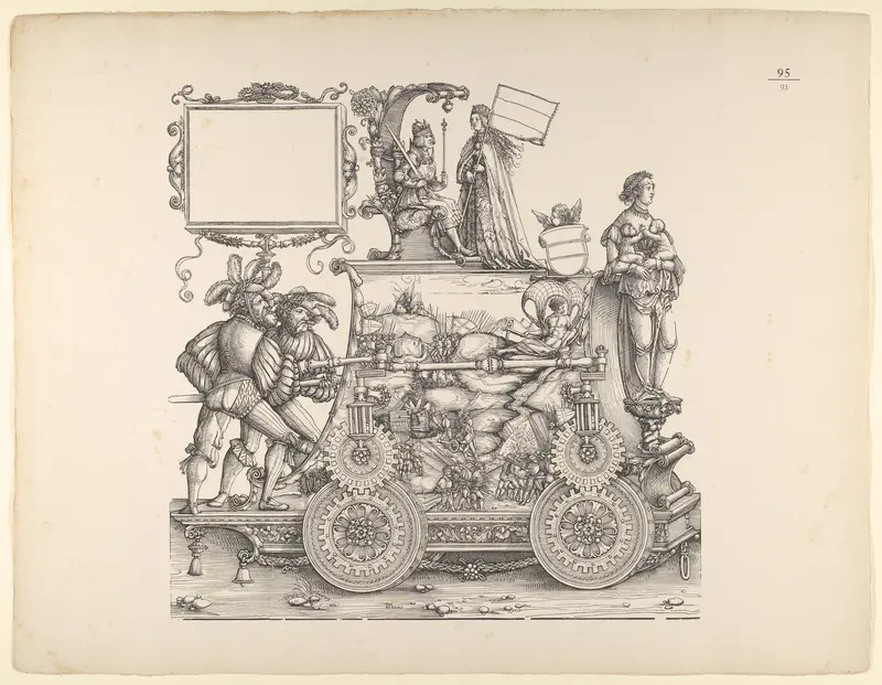 Wartime Triumphs, from "The Triumphal Procession of Emperor Maximilian" (Triumph Des Kaisers Maximilian I) Wall Art by Hans Burgkmair - High-Resolution Digital Print