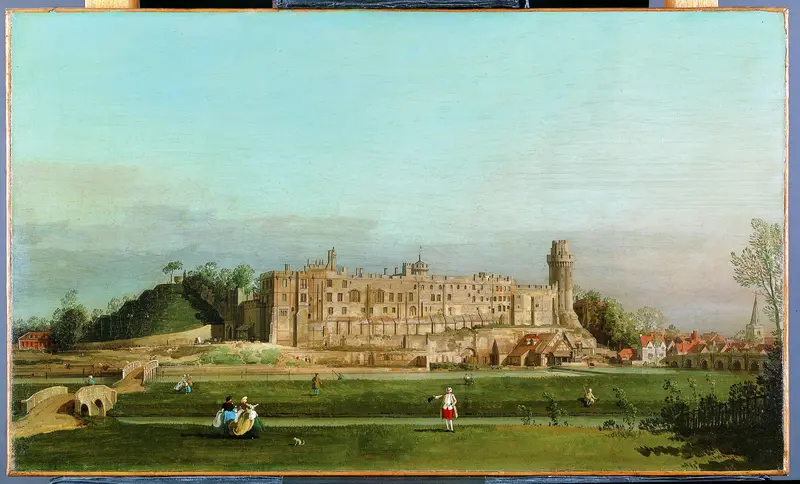 Warwick Castle Wall Art by Canaletto (Giovanni Antonio Canal) - High-Resolution Digital Print