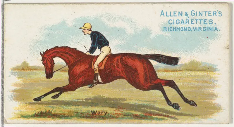 Wary, from The World's Racers series (N32) for Allen & Ginter Cigarettes Wall Art by Allen & Ginter - High-Resolution Digital Print