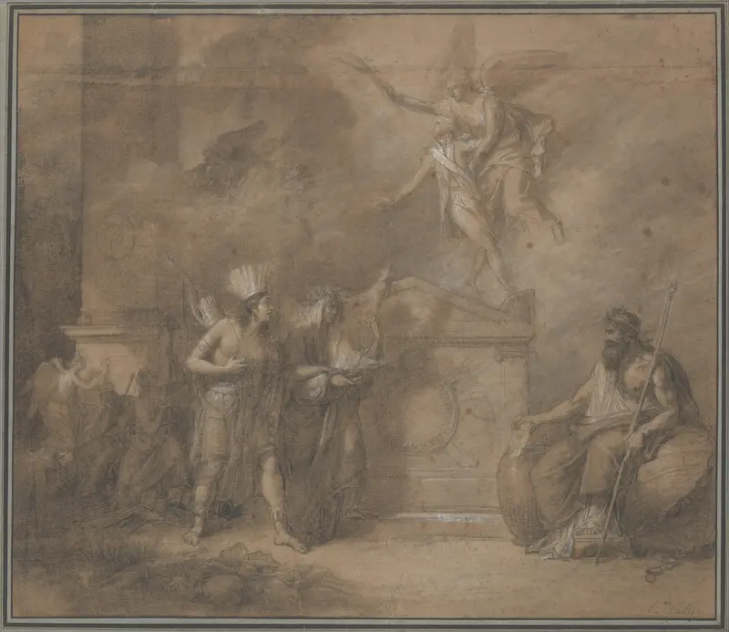 Washington's Tomb Wall Art by Etienne Pallière - High-Resolution Digital Print