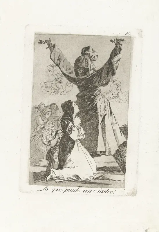 Wat een kleermaker kan doen! Wall Art by Francisco de Goya - High-Resolution Digital Print
