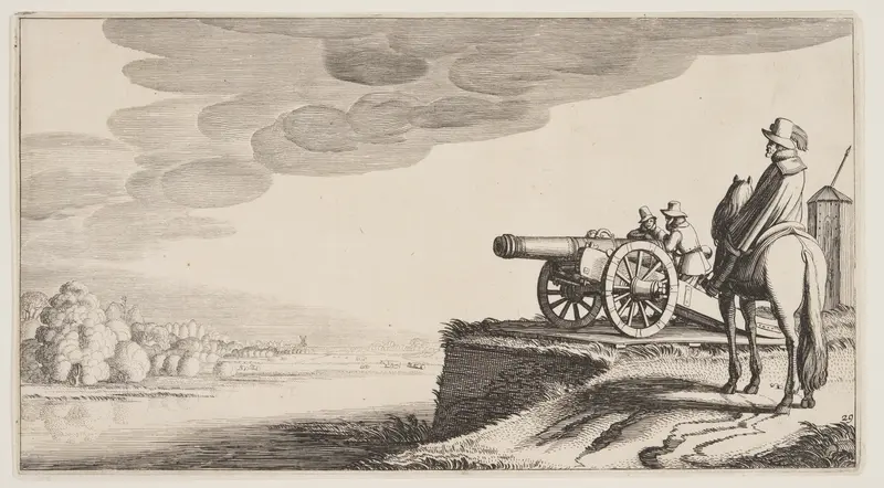 Watch-Tower on a River, from Landscapes (Playsante Lantschappen)