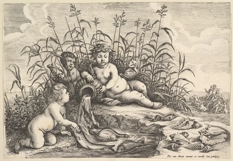 Water Wall Art by Wenceslaus Hollar - High-Resolution Digital Print