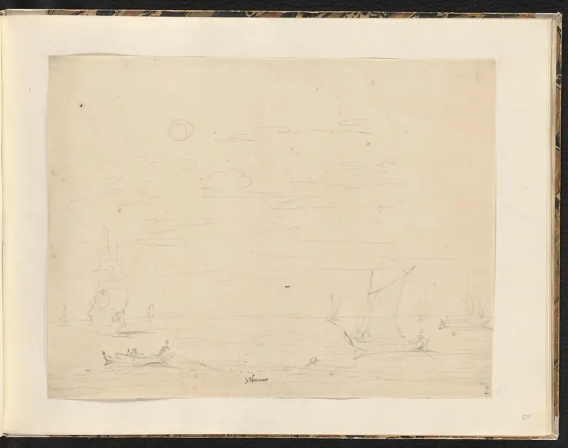Water met boten Wall Art by Unknown - High-Resolution Digital Print