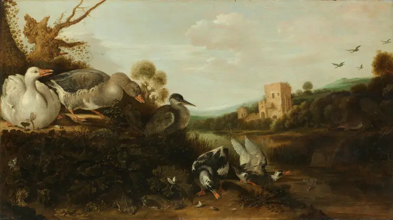 Waterfowl Wall Art by Unknown - High-Resolution Digital Print