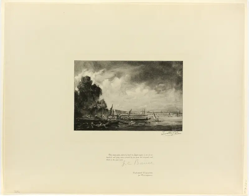 Waterloo Bridge (a sketch), from Old English Masters