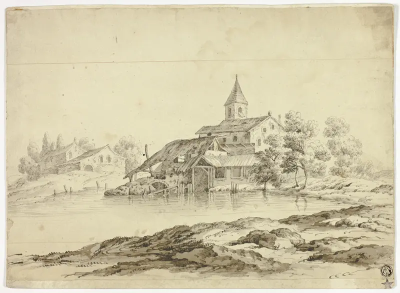 Watermill Wall Art by Jan van Everdingen - High-Resolution Digital Print