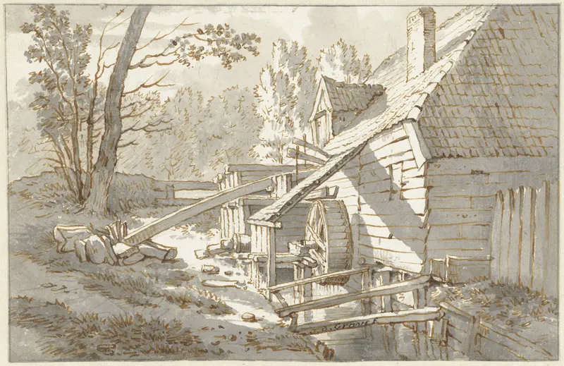 Watermolen Wall Art by Jan Hulswit - High-Resolution Digital Print