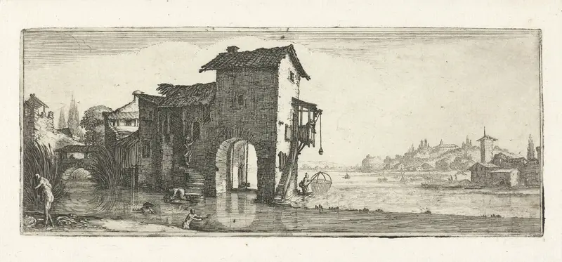 Watermolen Wall Art by Jacques Callot - High-Resolution Digital Print