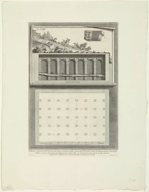 Waterreservoir te Castel Gandolfo Wall Art by Unknown - High-Resolution Digital Print