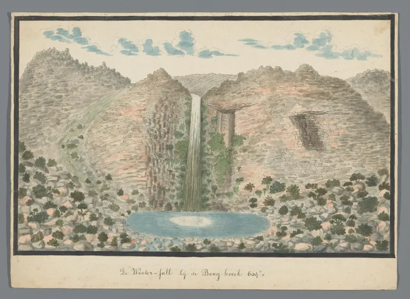 Waterval bij Banghoek Wall Art by Johannes Schumacher - High-Resolution Digital Print