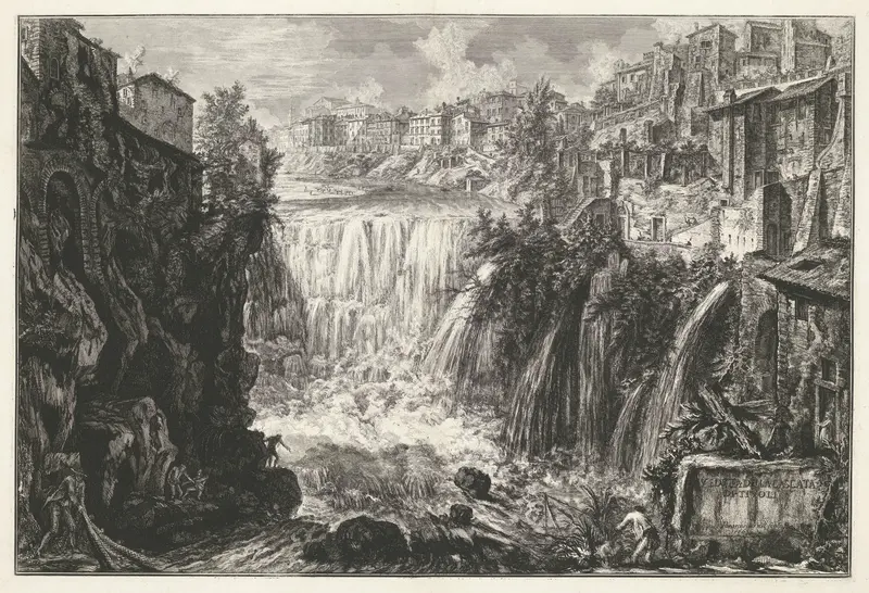 Waterval in Tivoli Wall Art by Unknown - High-Resolution Digital Print