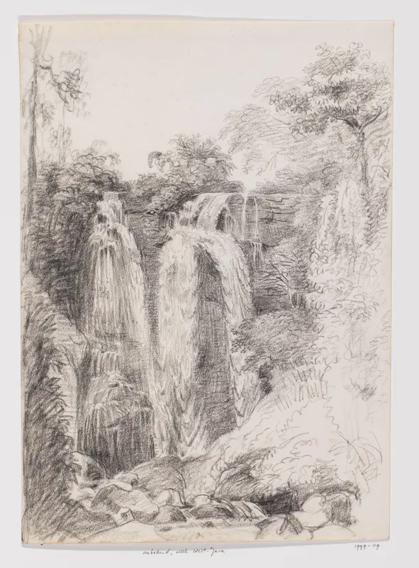 Waterval, West-Java Wall Art by Adrianus Johannes Bik - High-Resolution Digital Print