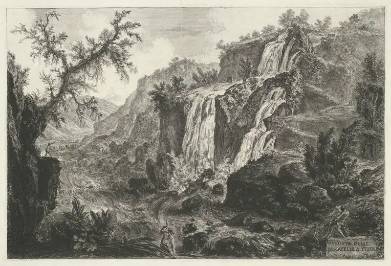 Watervallen te Tivoli Wall Art by Unknown - High-Resolution Digital Print