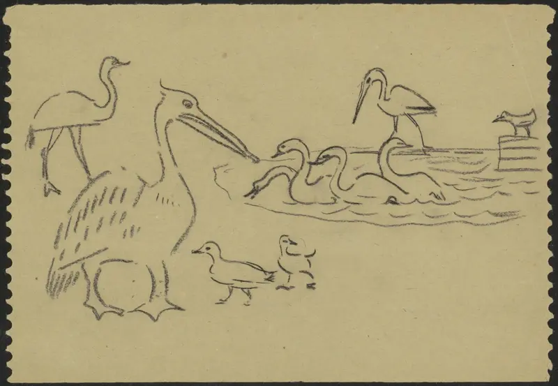 Watervogels Wall Art by Gerrit Willem Dijsselhof - High-Resolution Digital Print
