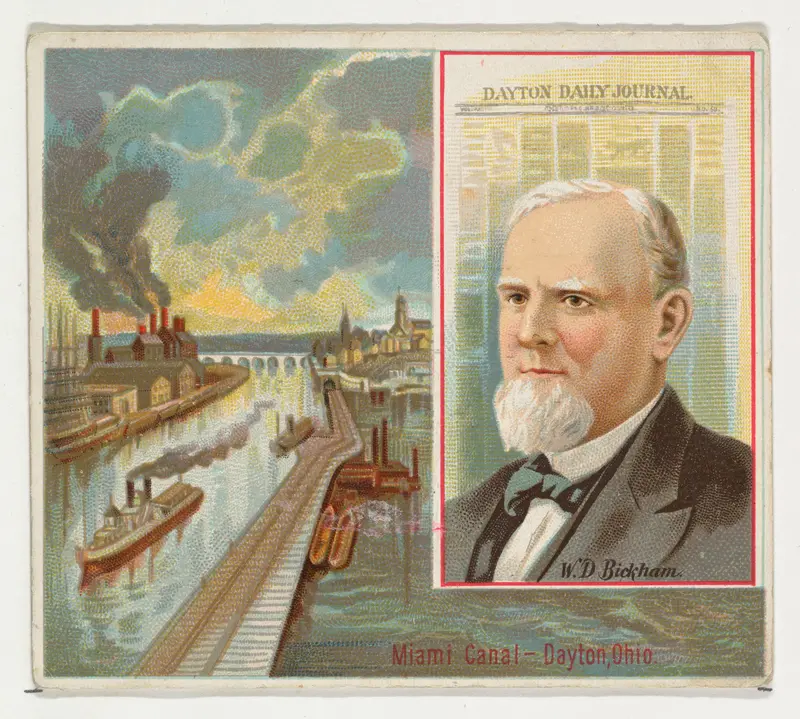 W.D. Bickham, Dayton Daily Journal, from the American Editors series (N35) for Allen & Ginter Cigarettes Wall Art by Allen & Ginter - High-Resolution Digital Print