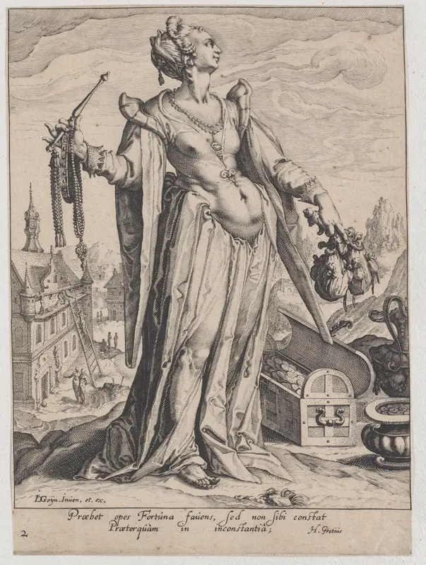 Wealth, from "Virtues and Vices" Wall Art by Zacharias Dolendo - High-Resolution Digital Print