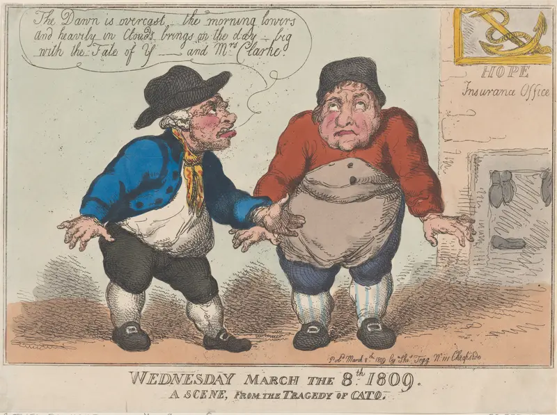 Wednesday March the 8th 1809, A Scene From The Tragedy of Cato Wall Art by Thomas Rowlandson - High-Resolution Digital Print